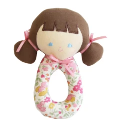 AUDREY GRAB RATTLE ROSE GARDEN