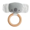 BABY KOALA TEETHER RATTLE GREY 2 BABY KOALA TEETHER RATTLE GREY -Baby Haven Shop alimrose baby koala teether rattle grey