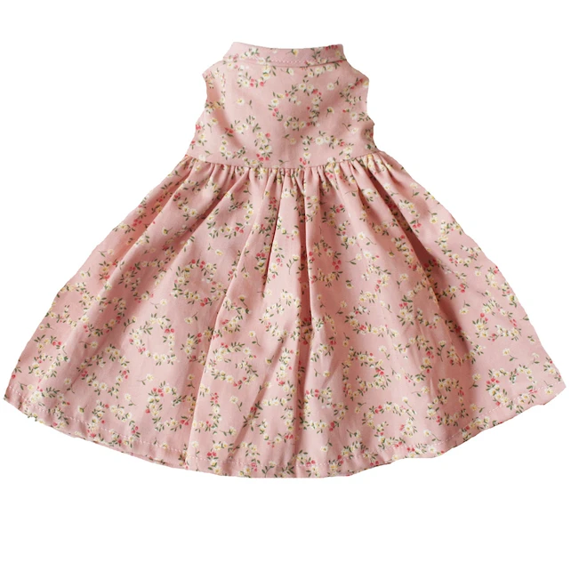 LARGE DOLL DRESS IN POSY HEART 3 LARGE DOLL DRESS IN POSY HEART