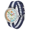 TIME TEACHER WATCH -BLUE STRIPE -Baby Haven Shop amonev kids time teacher watch blue stripe