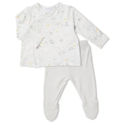 FARMLAND KIMONO TOP/PANT 0-3M