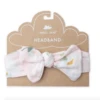 HEADBAND IN MAGNOLIAS -Baby Haven Shop angel dear headband in magnolias