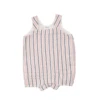 NAUTICAL TICKING STRIPE OVERALL SHORTIE -Baby Haven Shop angel dear nautical ticking stripe overall shortie