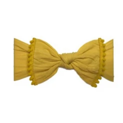 BABY BLING TRIMMED CLASSIC KNOT HEADBAND -Baby Haven Shop baby bling baby bling trimmed classic knot headban 5