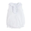 RUFFLED HENLEY BUBBLE -Baby Haven Shop bisby by little english ruffled henley bubble