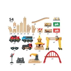 Brio CARGO RAILWAY DELUXE 54PC SET