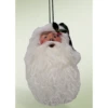 SANTA HEAD ORNAMENT GREEN
