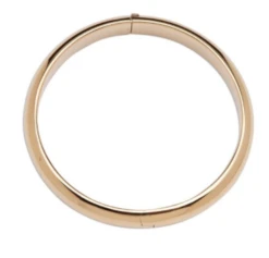14K GOLD-PLATED BANGLE BRACELET