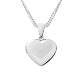 STERLING SILVER CHILDREN'S HEART NECKLACE