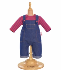 Corolle DENIM OVERALLS SET FOR 14" BABY DOLL