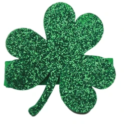 GREEN TUTU -Baby Haven Shop couture clips glitter shamrock clip