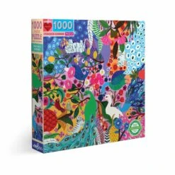 Eeboo PEACOCK GARDEN 1000 PIECE PUZZLE