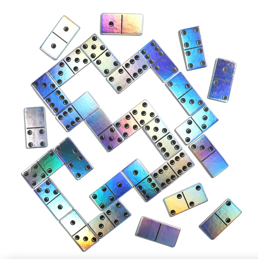 Eeboo SHINY GIANT DOMINOES 4 Eeboo SHINY GIANT DOMINOES - Image 2