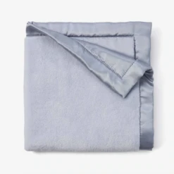 PALE BLUE CORAL FLEECE BLANKIE