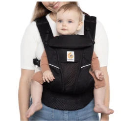 ERGOBABY OMNI BREEZE ALL-IN-ONE BABY CARRIER IN ONYX BLACK