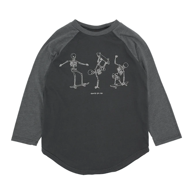 SKATE OR DIE LONG SLEEVE RAGLAN SIZE 8 3 SKATE OR DIE LONG SLEEVE RAGLAN SIZE 8