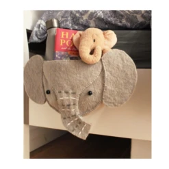 ELEPHANT BEDTIME STORAGE POUCH 5 ELEPHANT BEDTIME STORAGE POUCH -Baby Haven Shop fiona walker elephant bedtime storage pouch 1