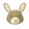 MINI BABY GREY BUNNY HEAD WALL DECOR -Baby Haven Shop fiona walker mini baby grey bunny head wall decor