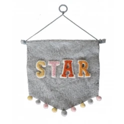 PASTEL STAR WALL PENNANT