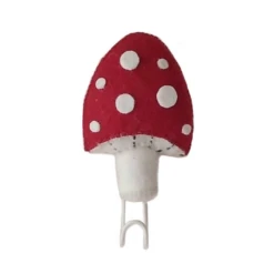 RED MUSHROOM COAT HOOK