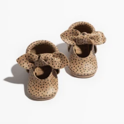 ALMOND SPECKLES- KNOTTED BOW MOCC