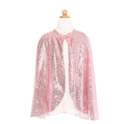 Great Pretenders PRECIOUS PINK SEQUINS CAPE SIZE 5-6