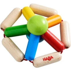 Haba COLOR CAROUSEL WOODEN BABY RATTLE