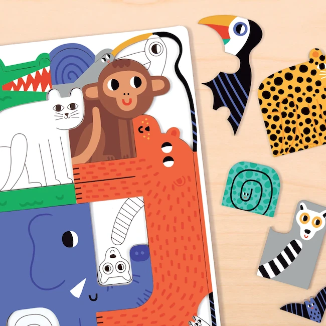 JUNGLE WE GO TOGETHER PUZZLE 4 JUNGLE WE GO TOGETHER PUZZLE - Image 2