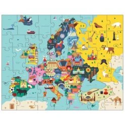 MAP OF EUROPE 70 PIECE PUZZLE 7 MAP OF EUROPE 70 PIECE PUZZLE -Baby Haven Shop hachette mudpuppy map of europe 70 piece puzzle 2
