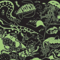 OCEAN ILLUMINATED 500 PIECE GLOW IN THE DARK PUZZLE -Baby Haven Shop hachette mudpuppy ocean illuminated 500 piece glow 1