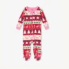 Hatley HOLIDAY FAIR ISLE ORGANIC COTTON FOOTED COVERALL 1 Hatley HOLIDAY FAIR ISLE ORGANIC COTTON FOOTED COVERALL -Baby Haven Shop hatley holiday fair isle organic cotton footed cov