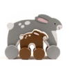 BIG AND LITTLE BUNNY PUSH TOY -Baby Haven Shop jack rabbit creations big and little bunny push to