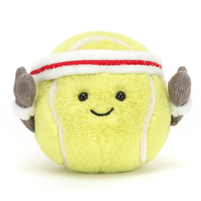 JELLYCAT AMUSEABLE SPORTS TENNIS BALL 3 JELLYCAT AMUSEABLE SPORTS TENNIS BALL