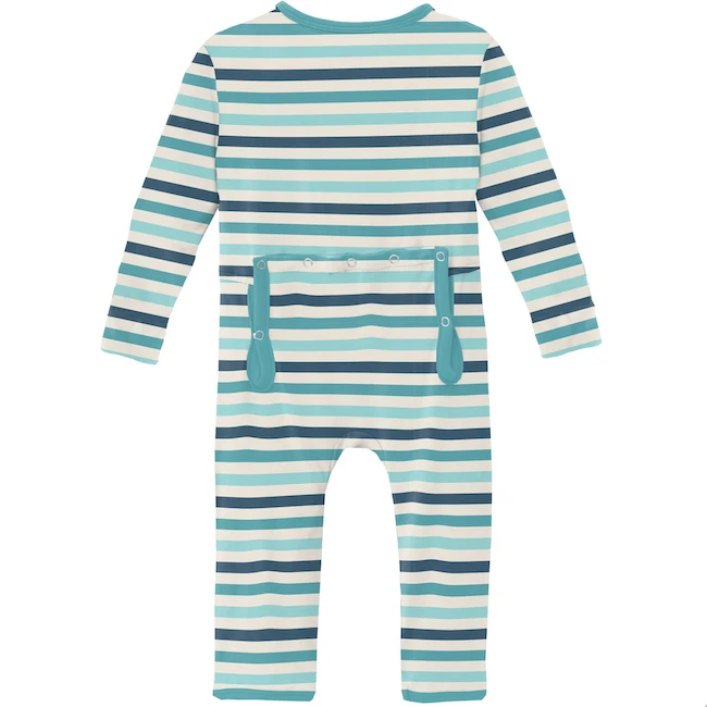 PRINT COVERALL WITH ZIPPER IN CRUISIN' STRIPE 4 PRINT COVERALL WITH ZIPPER IN CRUISIN' STRIPE - Image 2