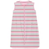 PRINT LIGHTWEIGHT SLEEPING BAG IN SOCK HOP STRIPE -Baby Haven Shop kickee pants print lightweight sleeping bag in soc