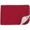 SHERPA-LINED TODDLER BLANKET IN CRIMSON -Baby Haven Shop kickee pants sherpa lined toddler blanket in crims