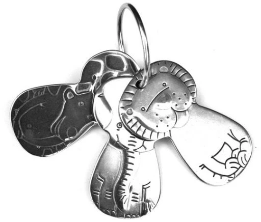 KLEYNIMALS FOOD GRADE STAINLESS STEEL TOY KEYS, NON TOXIC 3 KLEYNIMALS FOOD GRADE STAINLESS STEEL TOY KEYS, NON TOXIC