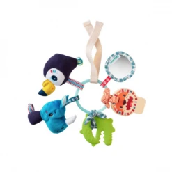 Lilliputiens JUNGLE SENSORY KEYRING