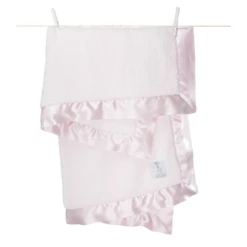 LITTLE GIRAFFE CHENILLE PINK BABY BLANKET