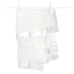 LITTLE GIRAFFE CHENILLE WHITE BABY BLANKET