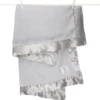 LITTLE GIRAFFE LUXE SILVER BABY BLANKET