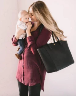 Little Unicorn BROOKSIDE TOTE BLACK 8 Little Unicorn BROOKSIDE TOTE BLACK -Baby Haven Shop little unicorn brookside tote black 2