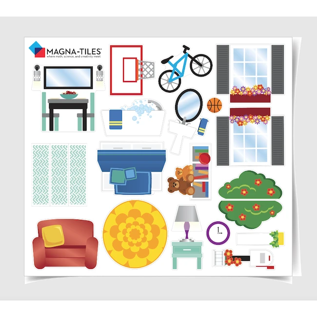 MAGNA-TILES HOUSE 28 PIECE SET 6 MAGNA-TILES HOUSE 28 PIECE SET - Image 4
