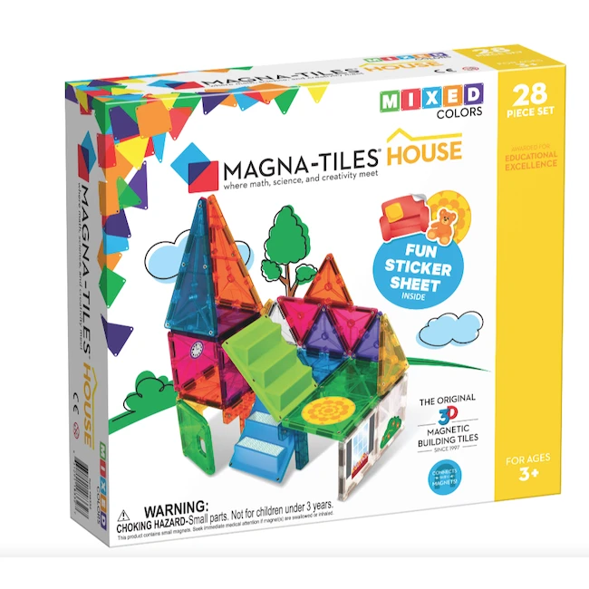 MAGNA-TILES HOUSE 28 PIECE SET 3 MAGNA-TILES HOUSE 28 PIECE SET