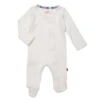 LOVE LINES TOFU ORGANIC COTTON MAGNETIC FOOTIE -Baby Haven Shop magnetic me love lines tofu organic cotton magneti