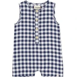 CABIN WOVEN HENLEY PLAYSUIT