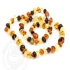 ADULT AMBER HEALING NECKLACE- BAROQUE MULTI