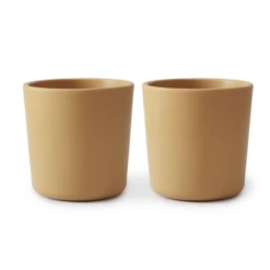 Mushie DINNERWARE CUP, SET OF 2 - MUSTARD