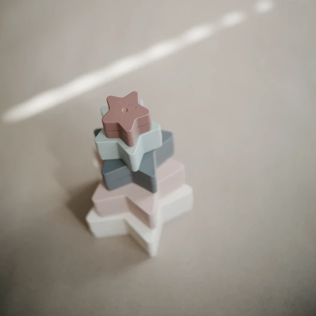 Mushie NESTING STARS TOY 4 Mushie NESTING STARS TOY - Image 2