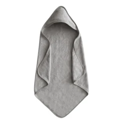 Mushie ORGANIC COTTON BABY HOODED TOWEL -Baby Haven Shop mushie organic cotton baby hooded towel 2